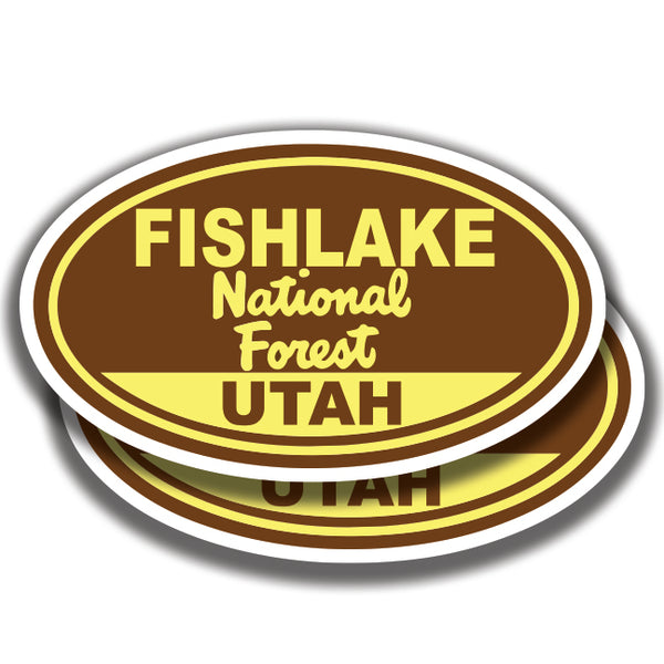 FISHLAKE NATIONAL FOREST DECAL Utah 2 Stickers Bogo – The Sticker And Decal  Mafia