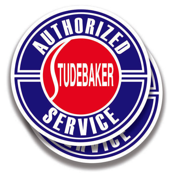 STUDEBAKER SERVICE DECAL 2 Stickers Bogo Car Window Bumper