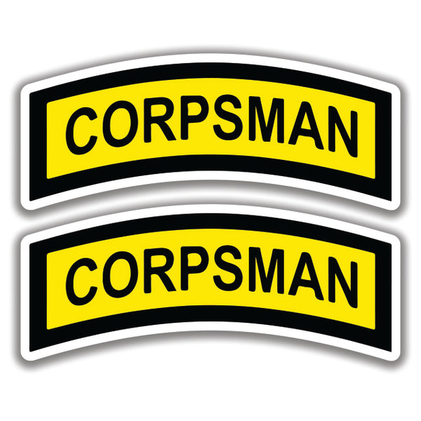 U.S. ARMY CORPSMAN TAB DECALs Sticker Bogo