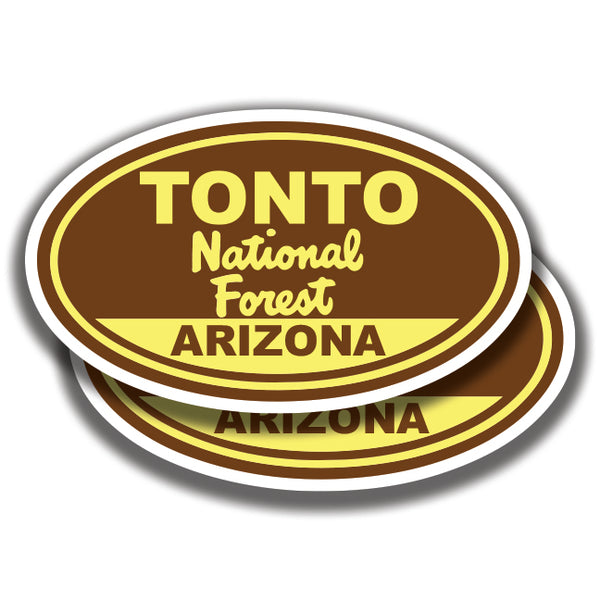 TONTO NATIONAL FOREST DECALs Arizona 2 Stickers Bogo