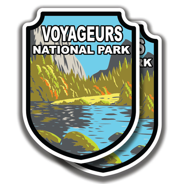 VOYAGEURS NATIONAL PARK DECAL 2 Stickers Bogo