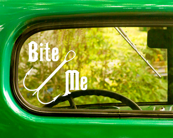 Bite Me Fishing Decal, Truck Decal, Car Decal, Boat Decal 